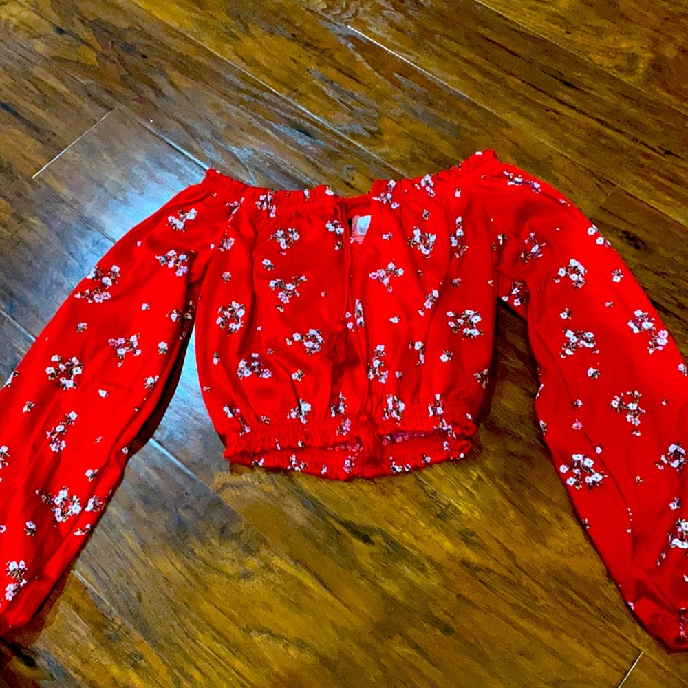 Crop top long sleeve